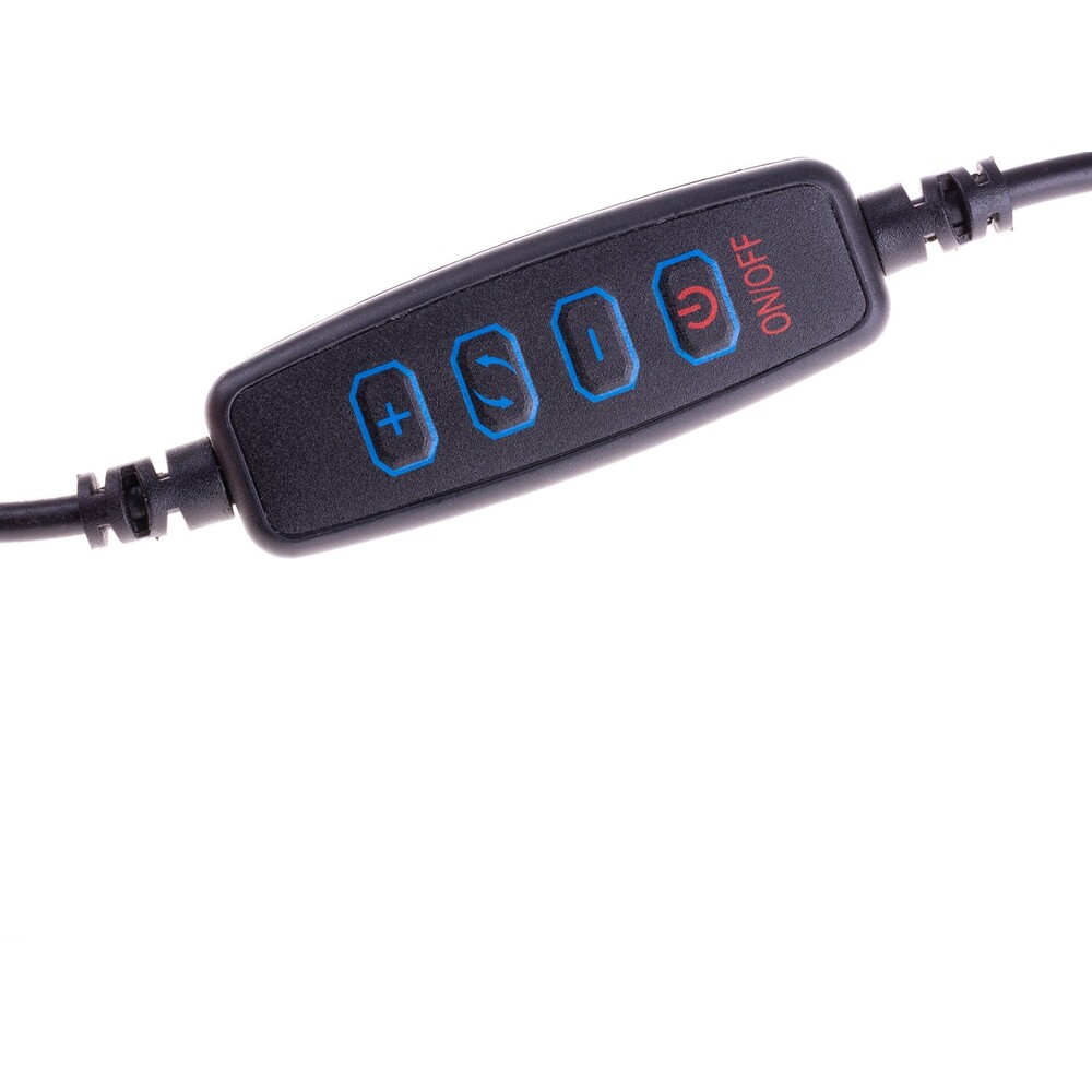 FIXED-LEDRing-stativ-s-kruhovym-LED-svitidlem-a-1-4-sroubem-cerny