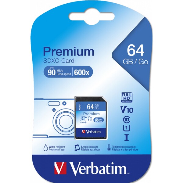 Verbatim-Premium-SDXC-64GB