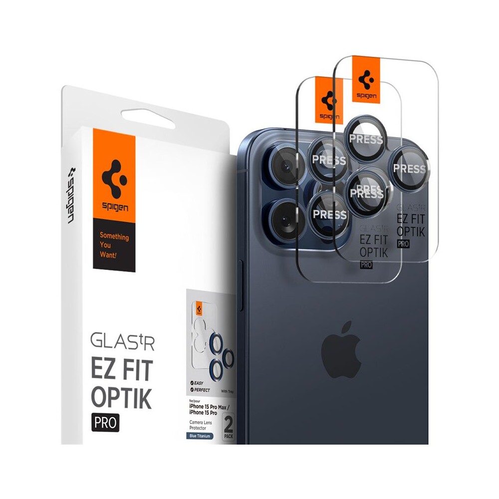 Spigen-Glass-tR-EZ-Fit-Optik-Pro-2-Pack-sada-skel-iPhone-17-15-Pro-17-15-Pro-Max-modry-titan