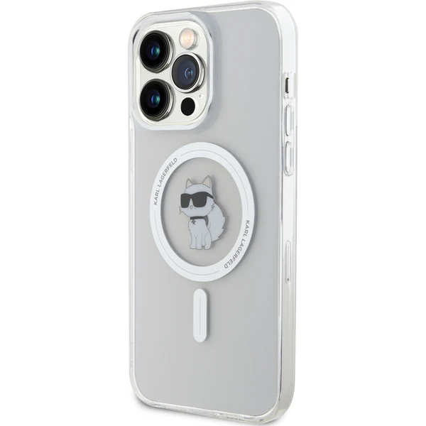 Karl Lagerfeld IML Choupette MagSafe Kryt iPhone 15 Pro Max čirý - Pouzdra - Obrázek G3X4000701