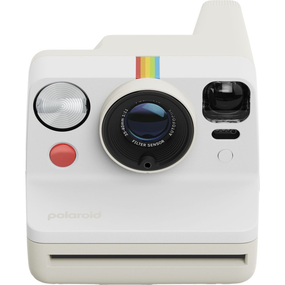 Polaroid-Now-Gen-3-Pebble-White-Bundle-with-Color-Film-8-photos-