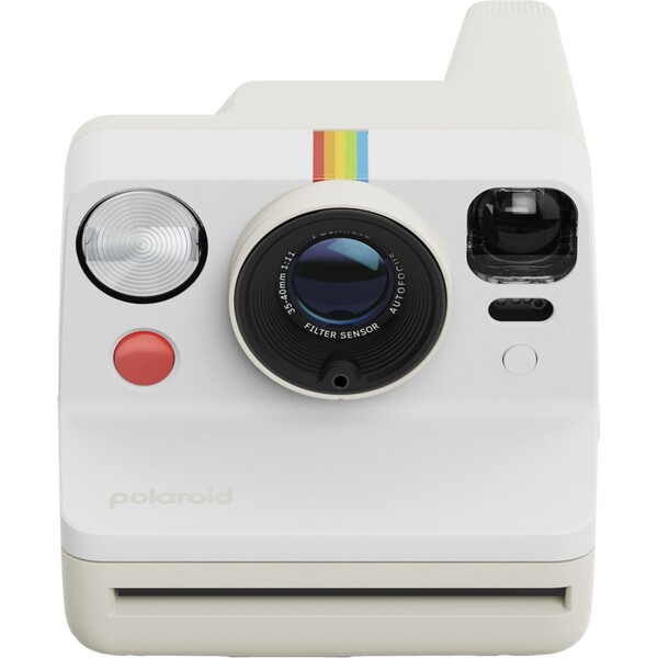 Polaroid-Now-Gen-3-Pebble-White-Bundle-with-Color-Film-8-photos-