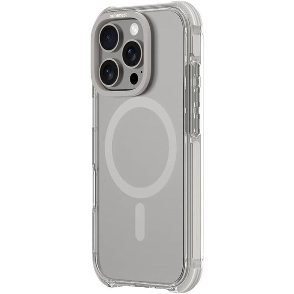 Cubenest-MagPro-Strong-Guard-kryt-iPhone-16-Pro-prirodni-titan