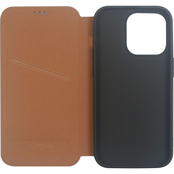 RhinoTech-flipove-pouzdro-Eco-Case-pro-Apple-iPhone-14-Pro-hnede