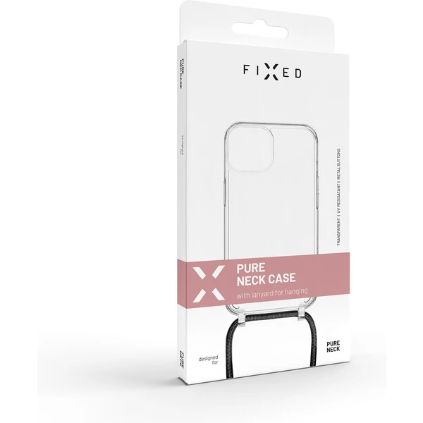 FIXED Pure Neck kryt s černou šňůrkou na krk pro Apple iPhone 13 Pro Max - Pouzdra - Obrázek G8Q1000601