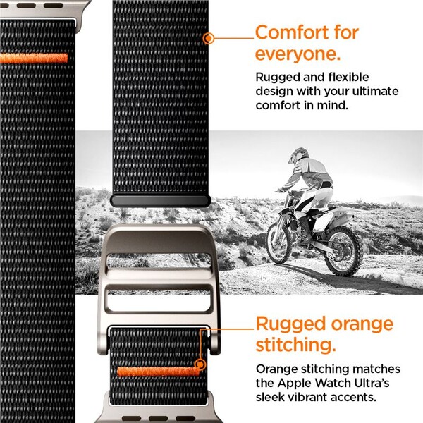 Spigen-DuraPro-Flex-Ultra-reminek-Apple-Watch-49-46-45-44-42mm-cerny
