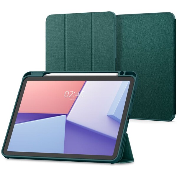 Spigen-Urban-Fit-pouzdro-iPad-Air-11-2024-2025-2026-pulnocne-zelene