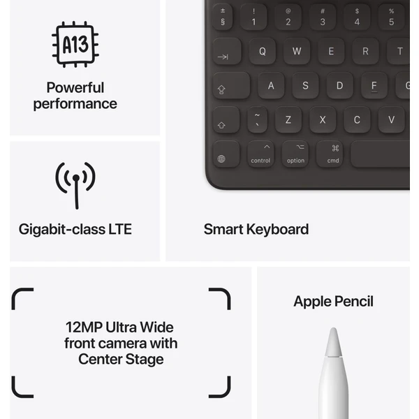 Apple iPad 10,2" 64GB Wi-Fi + Cellular vesmírně šedý (2021) - Tablety - Obrázek GBQKF00101
