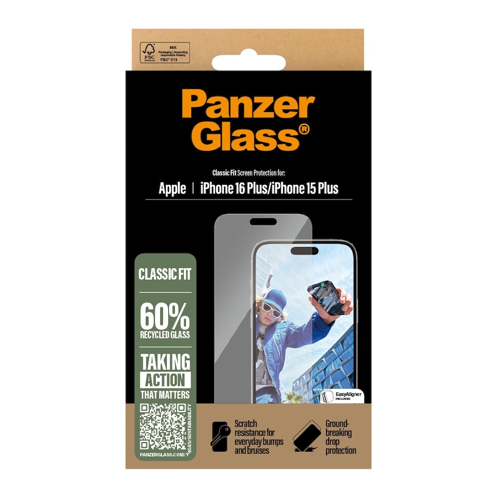 PanzerGlass-Classic-Fit-sklo-Apple-iPhone-16-Plus