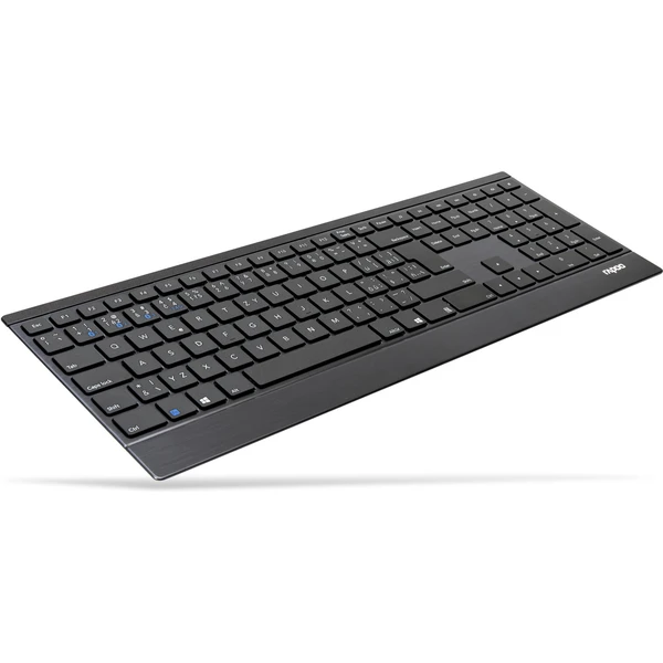 Clavier Rapoo E9500M Noir AZERTY