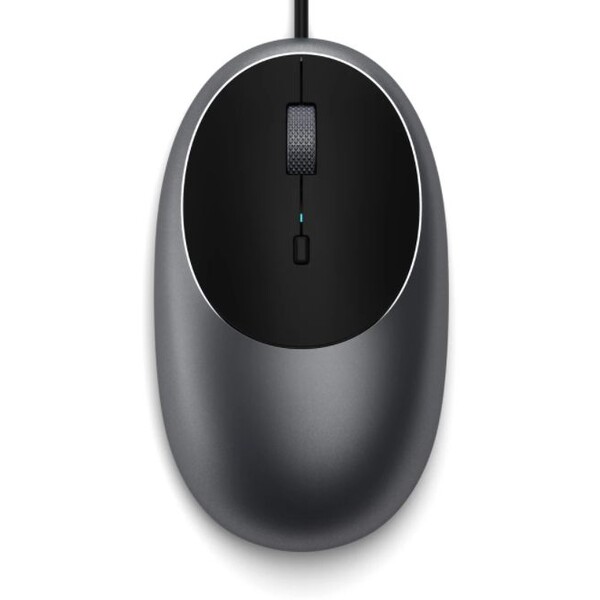 Satechi-C1-USB-C-dratova-mys-vesmirne-seda