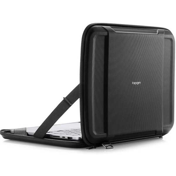 Spigen-Rugged-Armor-Pro-pouzdro-MacBook-Pro-14-M4-2024-M3-2023-M2-2023-M1-2021-cerne