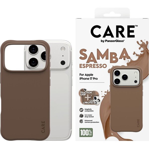 PanzerGlass-CARE-Samba-kryt-s-MagSafe-Apple-iPhone-17-Pro-Espresso