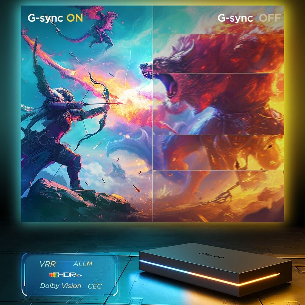 Govee-AI-Sync-Box-2-Smart-TV-RGBICW-podsvetleni-55-65