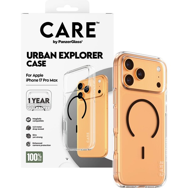 PanzerGlass-CARE-Urban-kryt-s-MagSafe-Apple-iPhone-17-Pro-Max-ciry-cerny