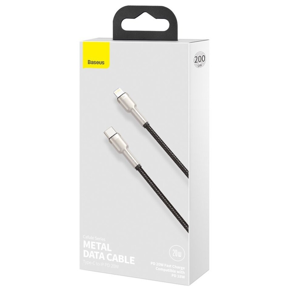 Baseus-Cafule-USB-C-Lightning-napajeci-kabel-20W-2m-cerny