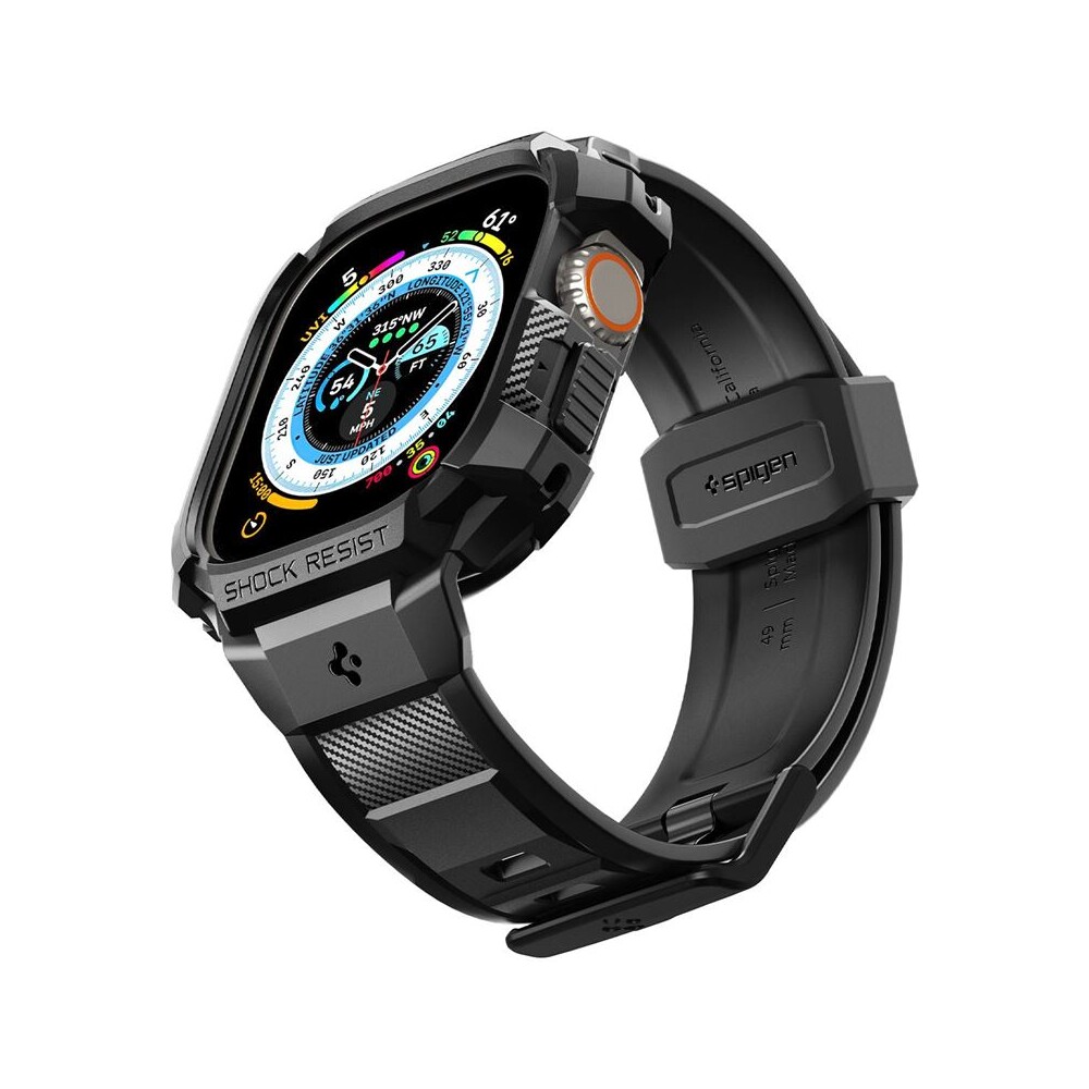 Spigen-Rugged-Armor-Pro-reminek-s-pouzdrem-Apple-Watch-Ultra-3-2-1-49mm-cerny