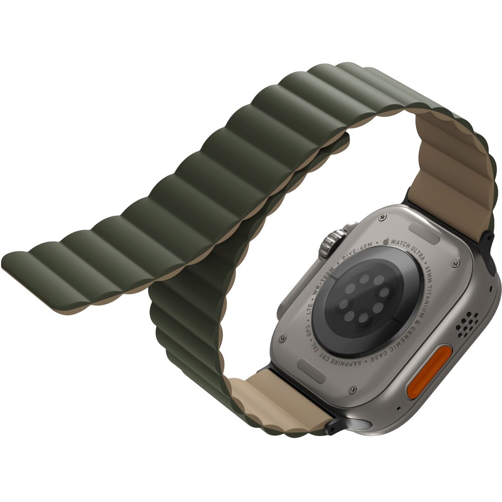 UNIQ-Revix-oboustranny-reminek-pro-Apple-Watch-49-46-45-44-42mm-Moss-zeleny-bezovy-