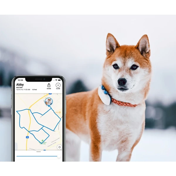 Tractive GPS DOG 4 tracker polohy a aktivity pro psy bílý - GPS moduly - Obrázek GVWK600301