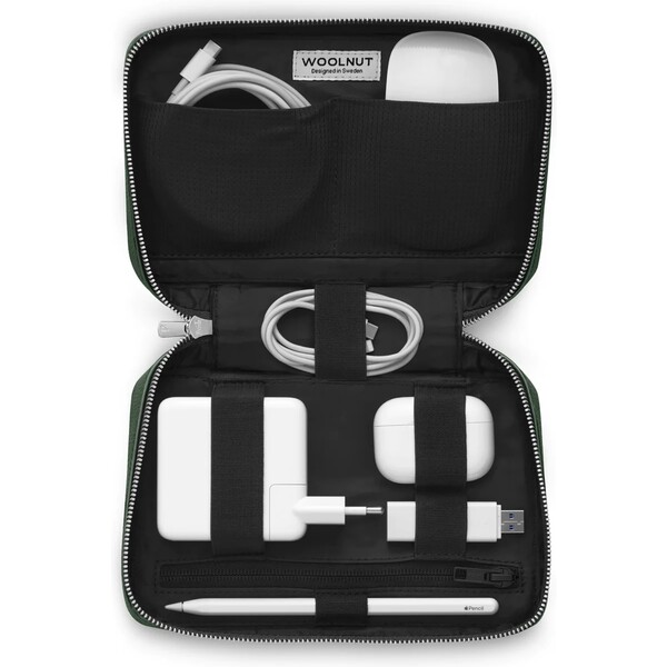 Woolnut-kozeny-Tech-Organizer-tmave-zeleny