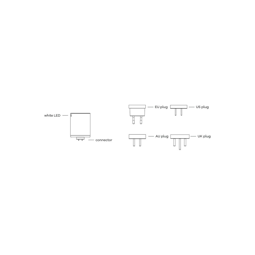 CubeNest-S3D1-PD-cestovni-adapter-65W-bily