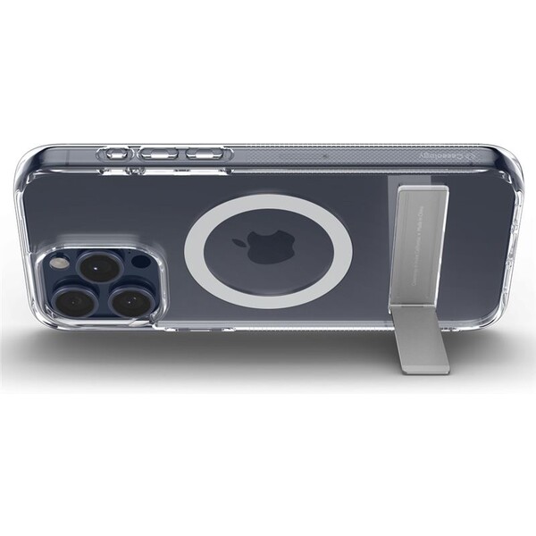 Spigen-Caseology-Capella-kryt-se-stojankem-s-MagFit-iPhone-15-Pro-Max-ciry-bily