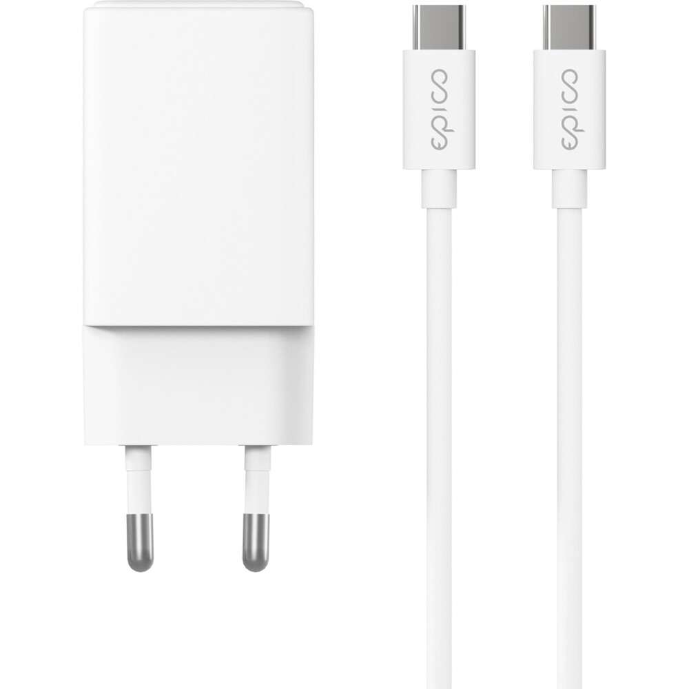 Epico-UltraBoost-GaN-45W-sitovy-adapter-EA45-s-1-2-m-USB-C-na-USB-C-kabelem-bily