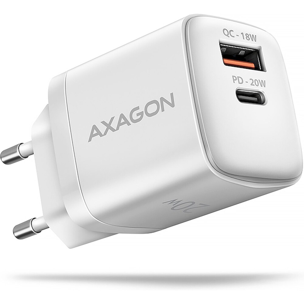 AXAGON-ACU-PQ20W-nabijecka-do-site-2x-port-20W-bila