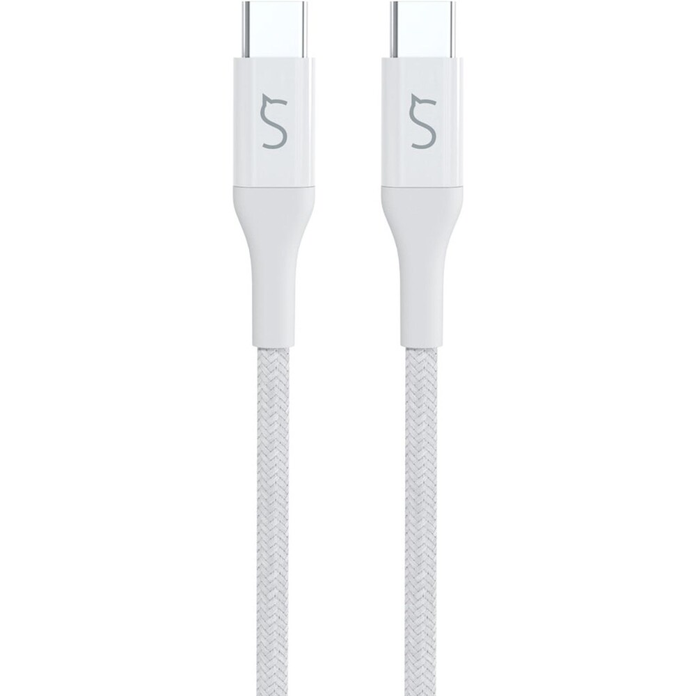 iWant-USB-C-USB-C-napajeci-kabel-18W-0-3-m-bily