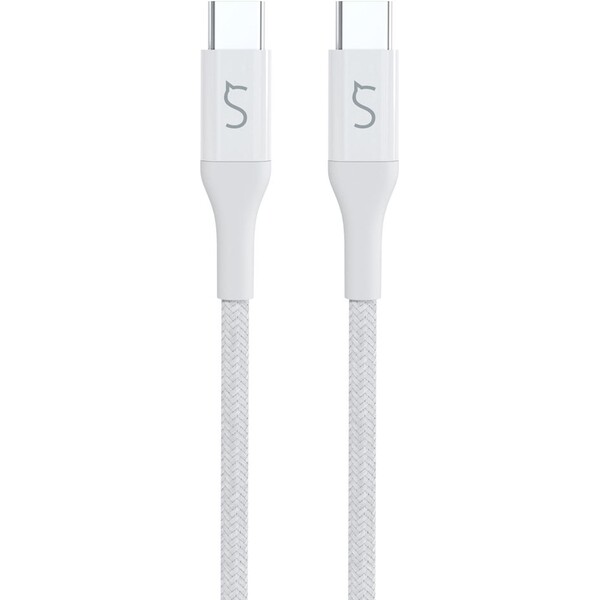 iWant-USB-C-USB-C-napajeci-kabel-18W-0-3-m-bily