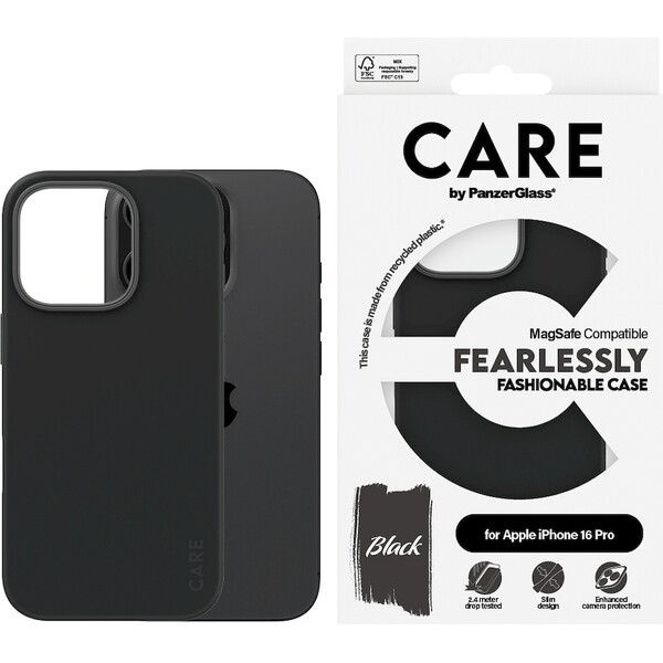PanzerGlass-CARE-kryt-Apple-iPhone-16-Pro-MagSafe-Fearlessly-cerny