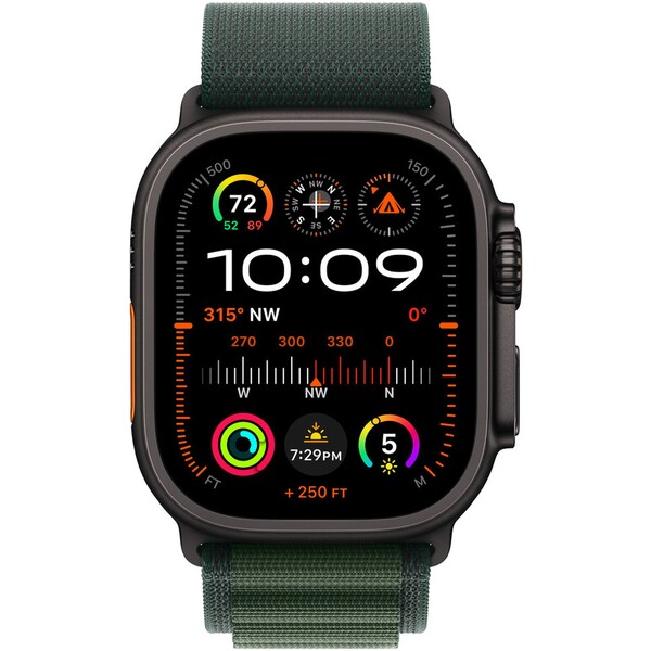 Apple-Watch-49-44-45-46mm-tmave-zeleny-alpsky-tah-s-cernym-titanem-S