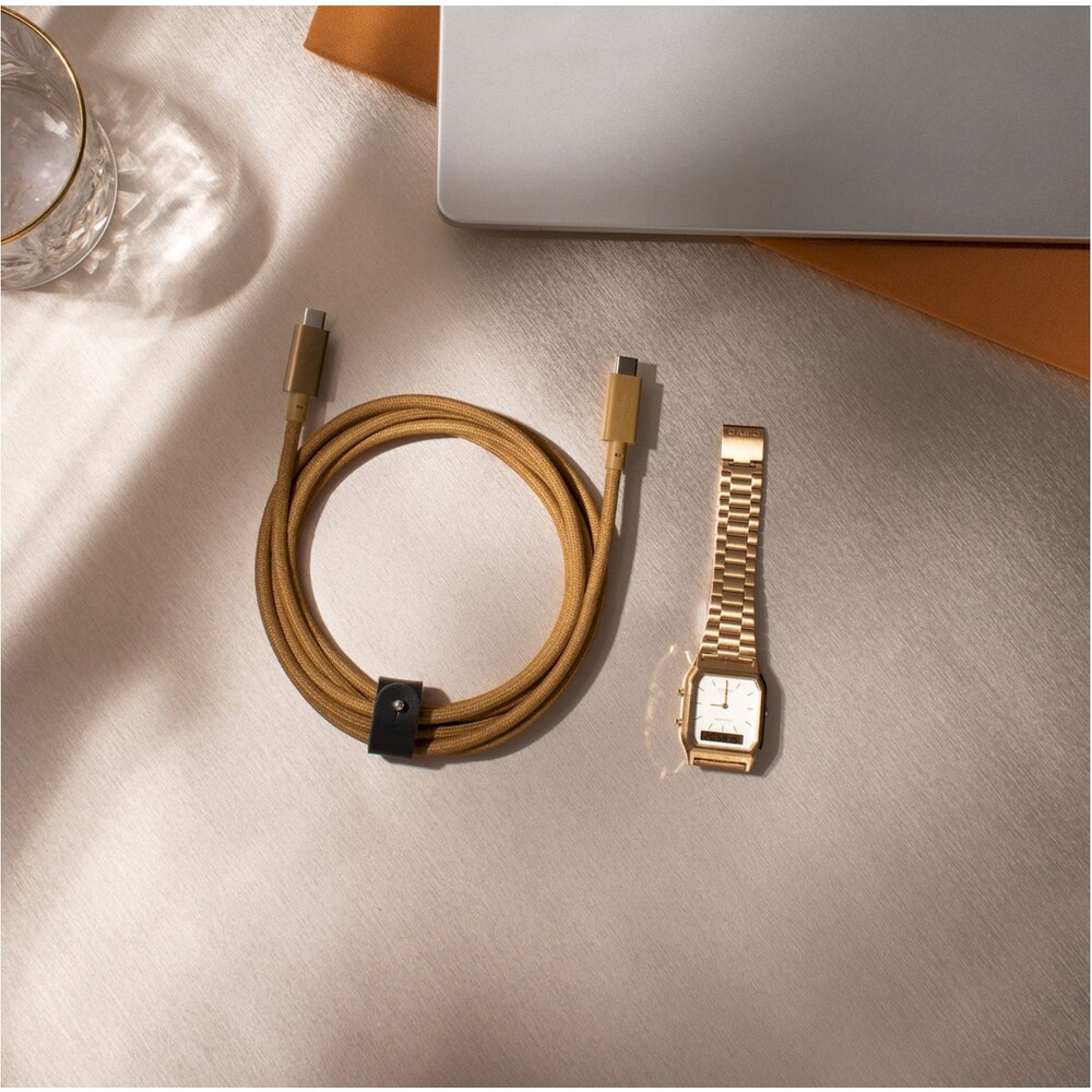 Native-Union-Belt-Cable-Pro-USB-C-USB-C-napajeci-kabel-240W-2-4m-horcicovy