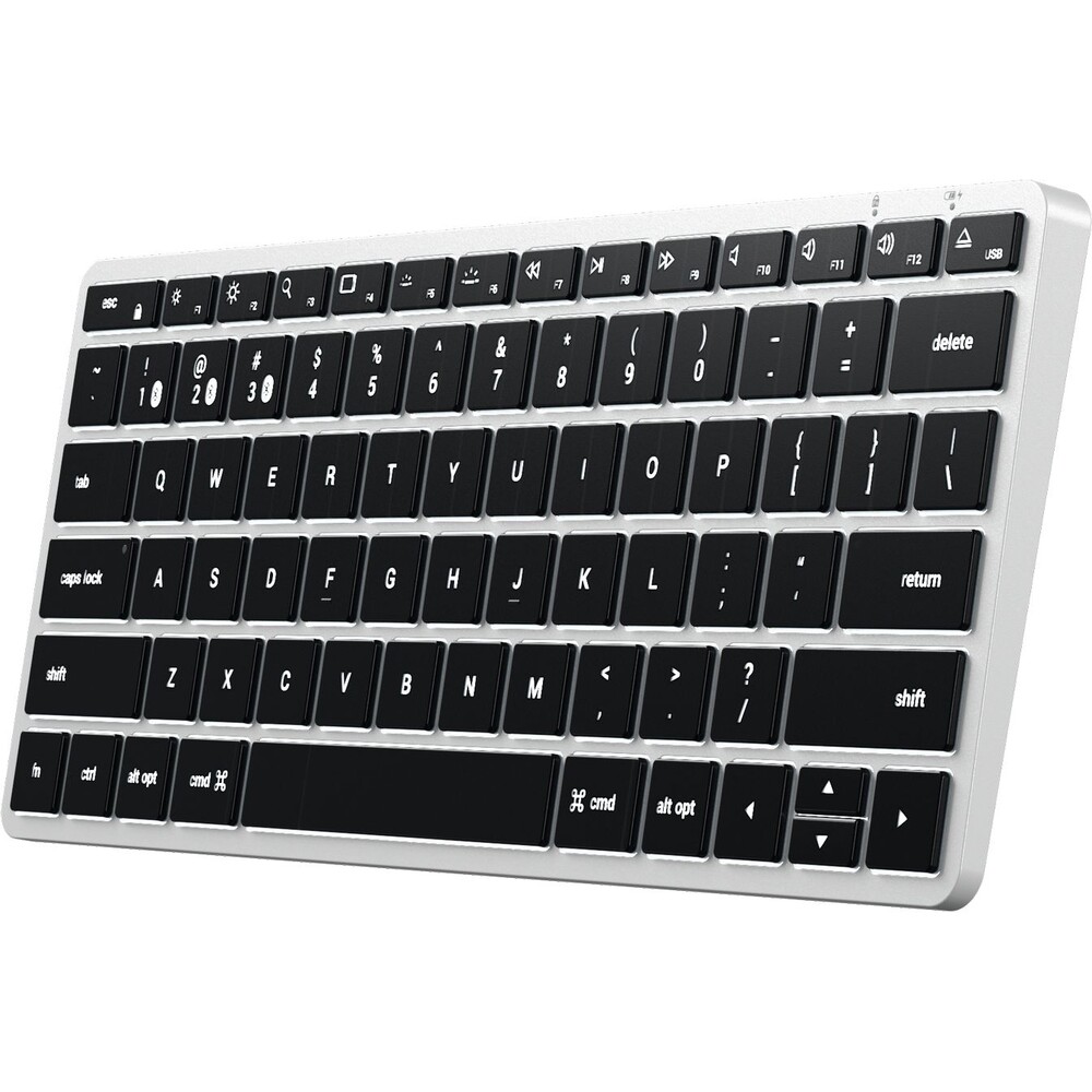 Satechi-Slim-X1-Bluetooth-klavesnice-US-stribrna