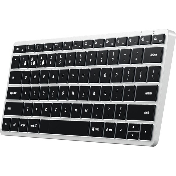 Satechi-Slim-X1-Bluetooth-klavesnice-US-stribrna