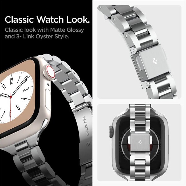 Spigen-Modern-Fit-316L-reminek-Apple-Watch-42-41-40-38mm-stribrny
