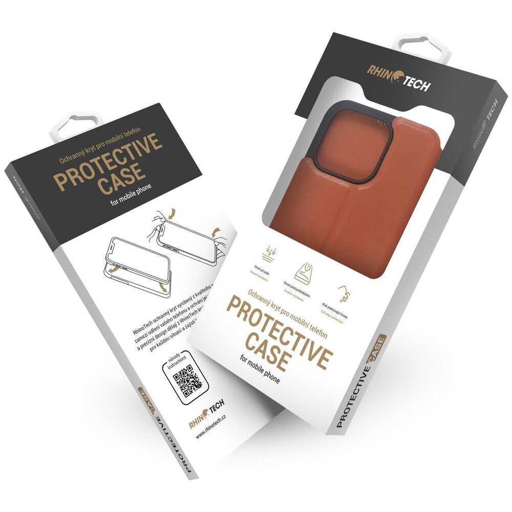 RhinoTech-flipove-pouzdro-Eco-Case-pro-Apple-iPhone-14-Pro-hnede