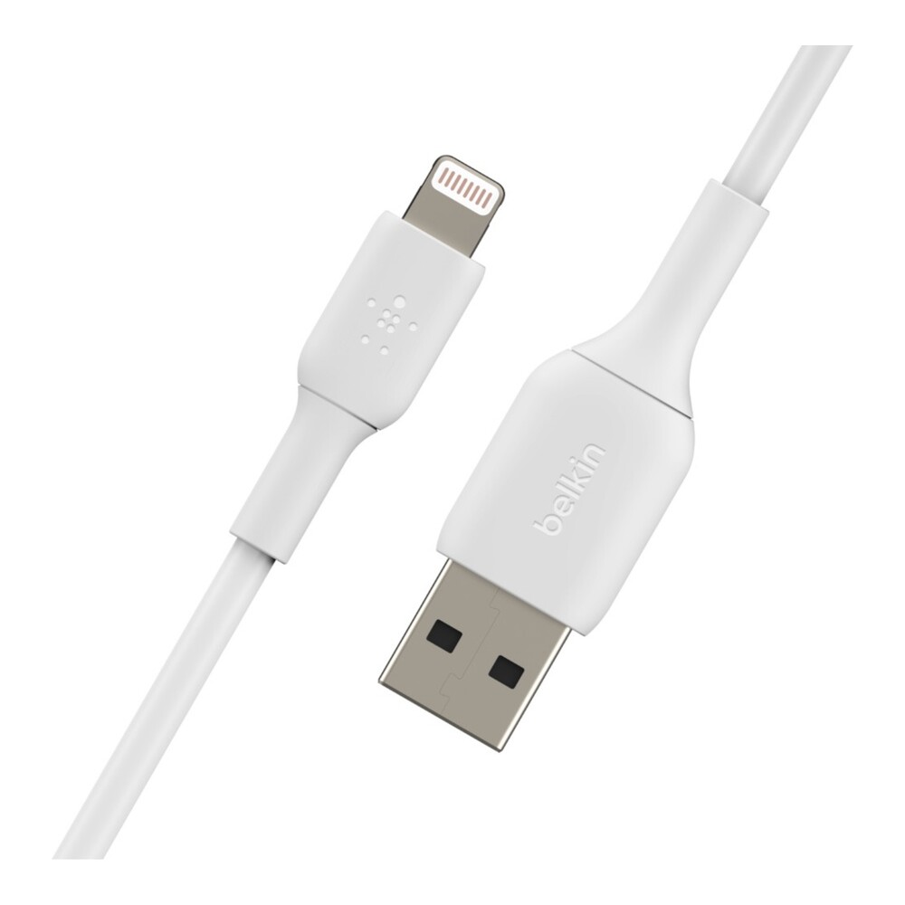 Belkin-BOOST-Charge-Lightning-USB-A-napajeci-kabel-2m-bily