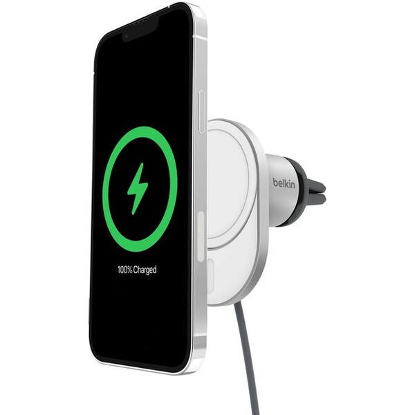 Belkin-BOOST-CHARGE-Qi2-MagSafe-drzak-do-auta-15W-sedy