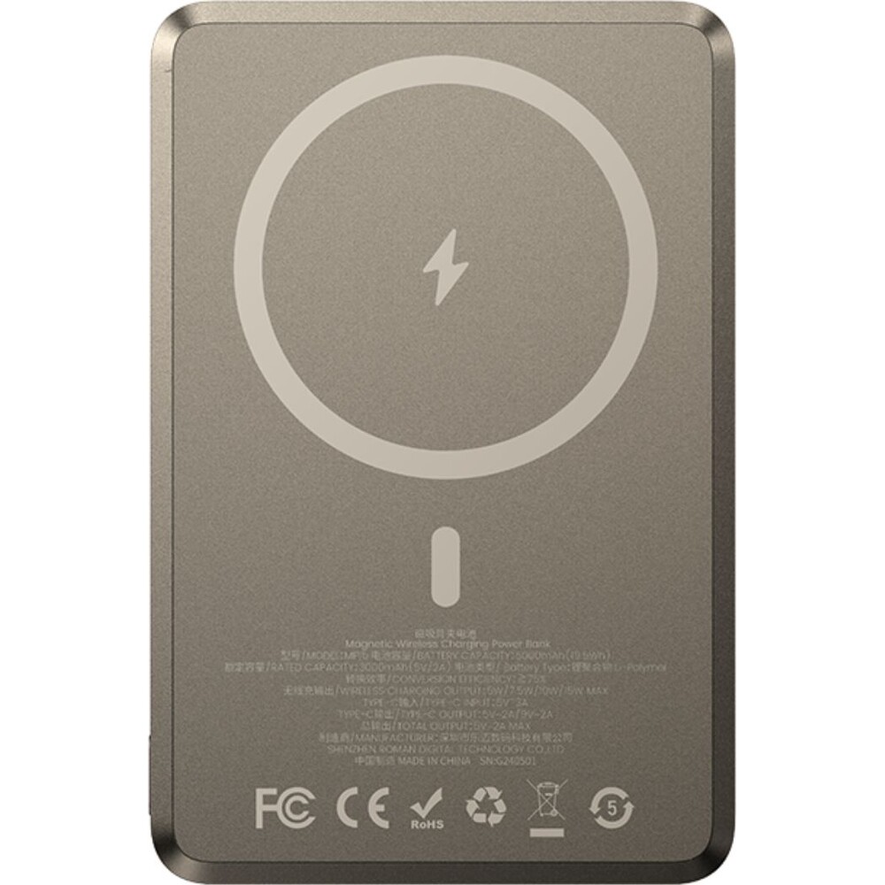 Benks-ArmorGo-PowerBank-600D-Aramid-MagSafe-powerbanka-5000mAh-DawnLight-Gold