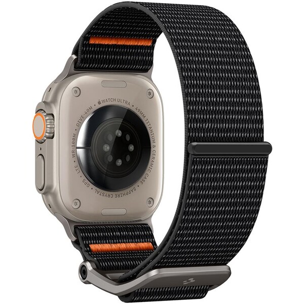 Spigen-DuraPro-Flex-Ultra-reminek-Apple-Watch-49-46-45-44-42mm-cerny