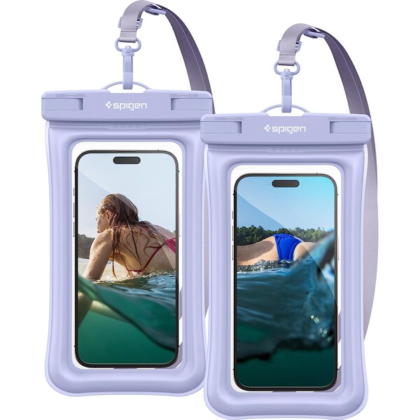Spigen-Aqua-Shield-Floating-vodeodolne-pouzdro-A610-2-Pack-fialove