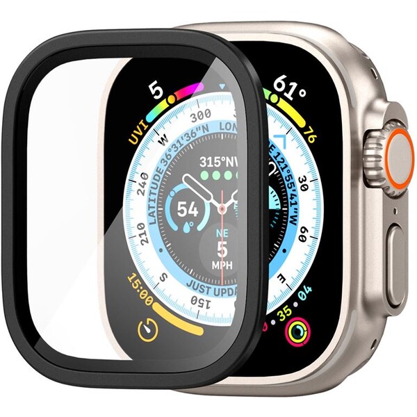 Spigen-Glass-tR-Slim-Pro-1-Pack-tvrzene-sklo-Apple-Watch-Ultra-49mm-cerne