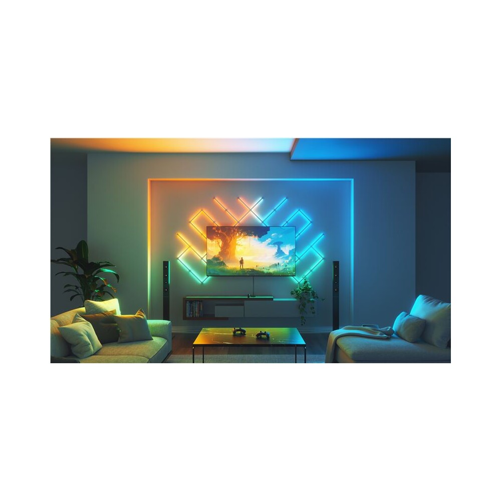 Nanoleaf 4D TV Screen Mirror + chytré LED pásky Starter Kit 4 metry pro ...