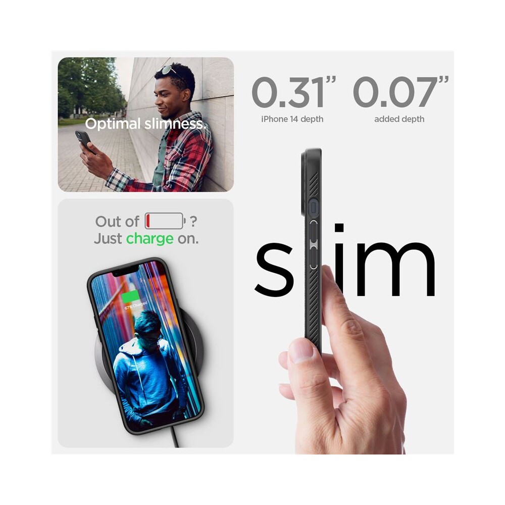 Spigen-Liquid-Air-kryt-iPhone-14-cerny