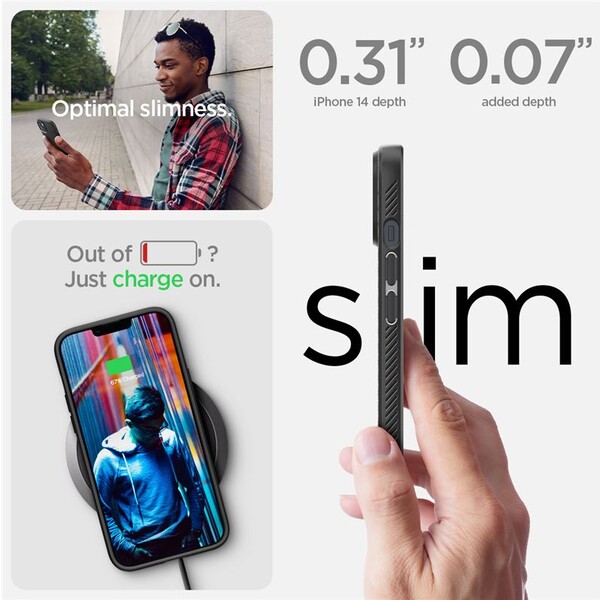 Spigen-Liquid-Air-kryt-iPhone-14-cerny
