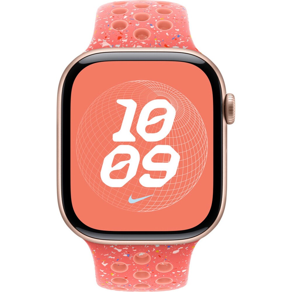 Apple-Watch-49-46-45-44mm-zhave-oranzovy-sportovni-reminek-Nike-S-M