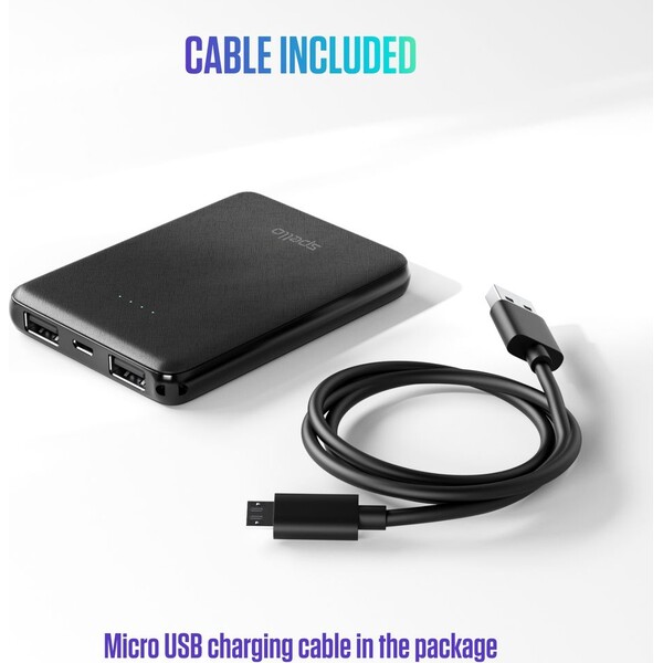 Spello-Pocket-powerbanka-10W-5000mAh-cerna
