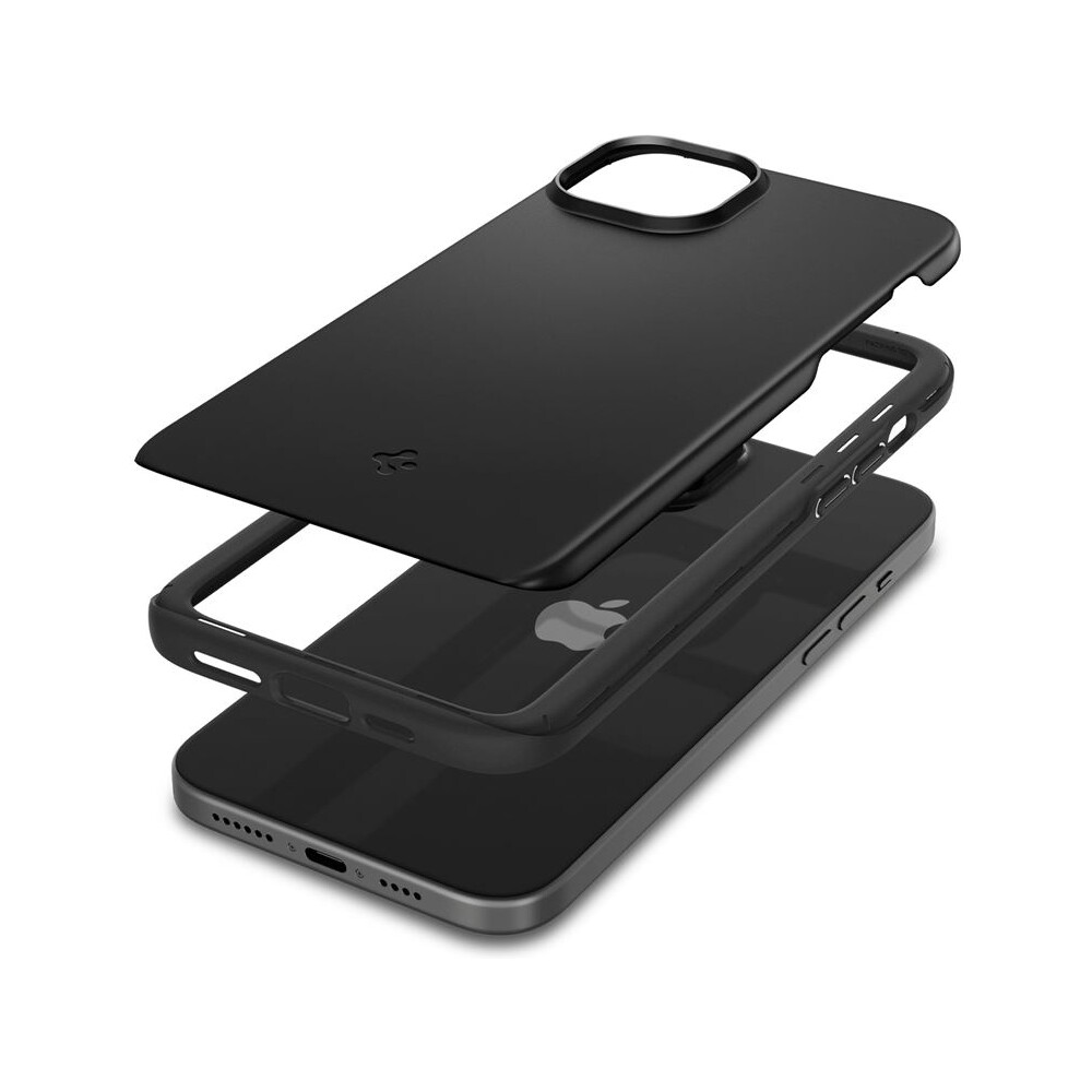 Spigen-Thin-Fit-kryt-iPhone-15-cerny