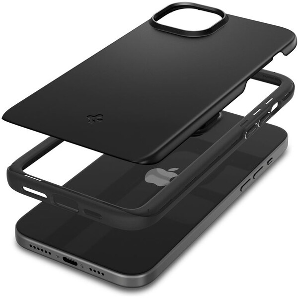 Spigen-Thin-Fit-kryt-iPhone-15-cerny